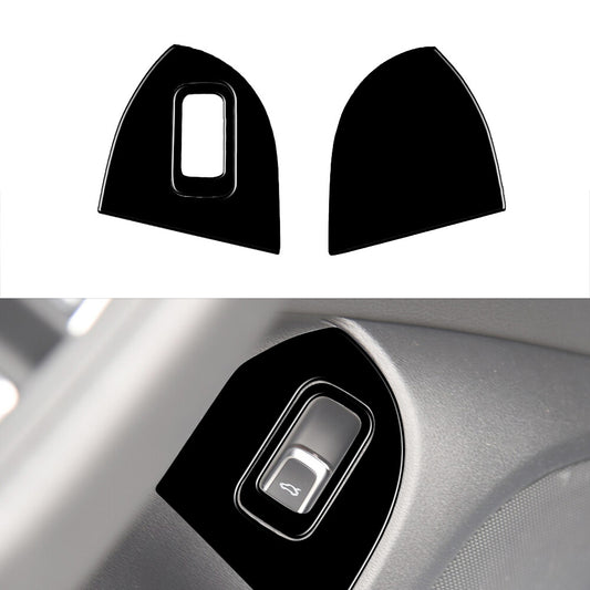 Red Carbon Fiber Overhead Console Panel Cover Trim for Chrysler 300 2005-2007 v