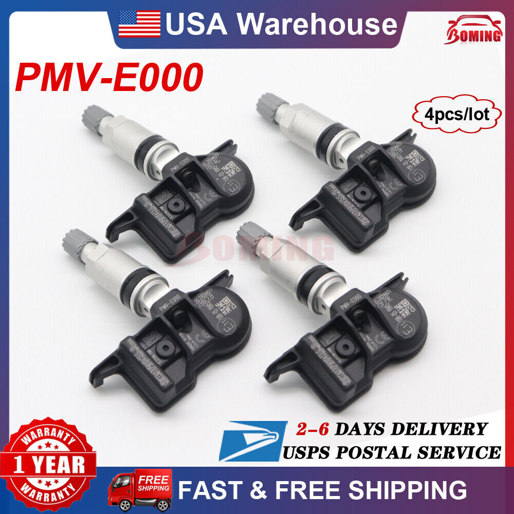 Set 4PCS TPMS Tire Pressure Sensor for Toyota for Camry for Lexus 42607-02050 PMV-E000