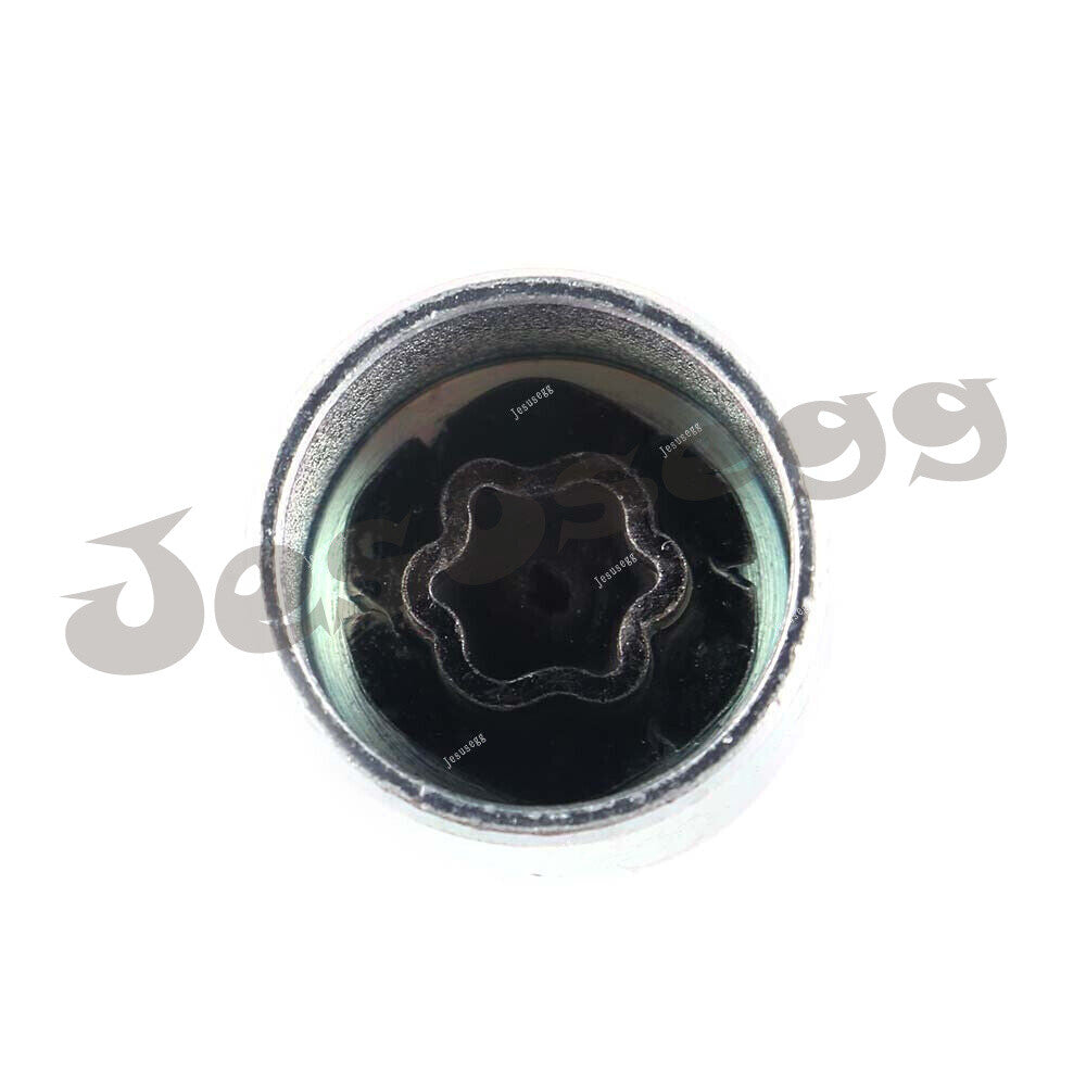 Tire Wheel Lock Anti-Theft Screw Lug Nut Bolt 55 Removal Key Socket Fit for BMW F12 Q