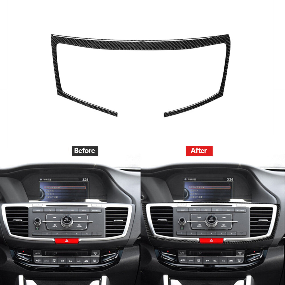 3Pcs Carbon Fiber Overhead Console Control Trim Cover for Cadillac CTS 2003-2007 v