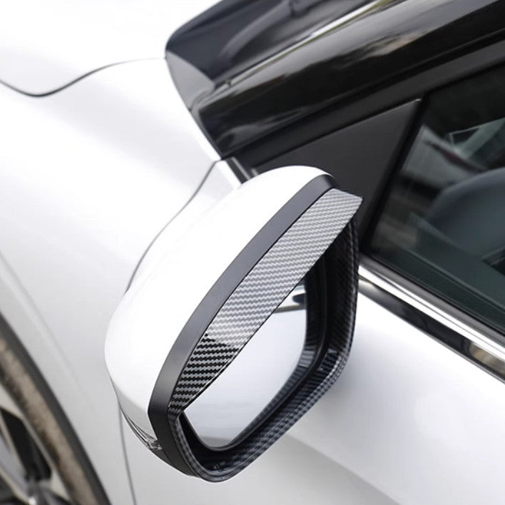 For Outlander 2022-2024 Carbon Fiber Mirror Rain Eyebrow Trim v