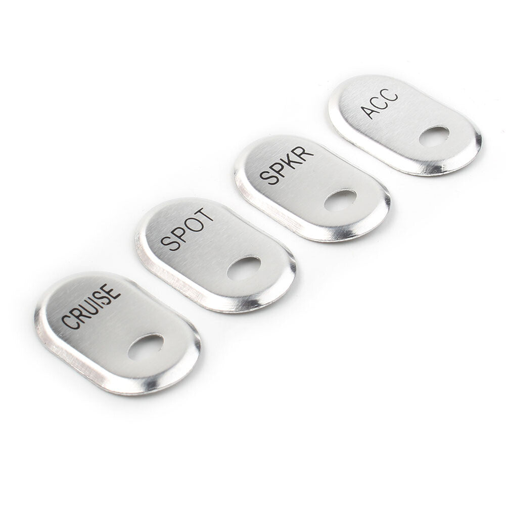 for Harley Touring Electra Glide Road Glide Chrome Brushed Panel Switch Covers Q