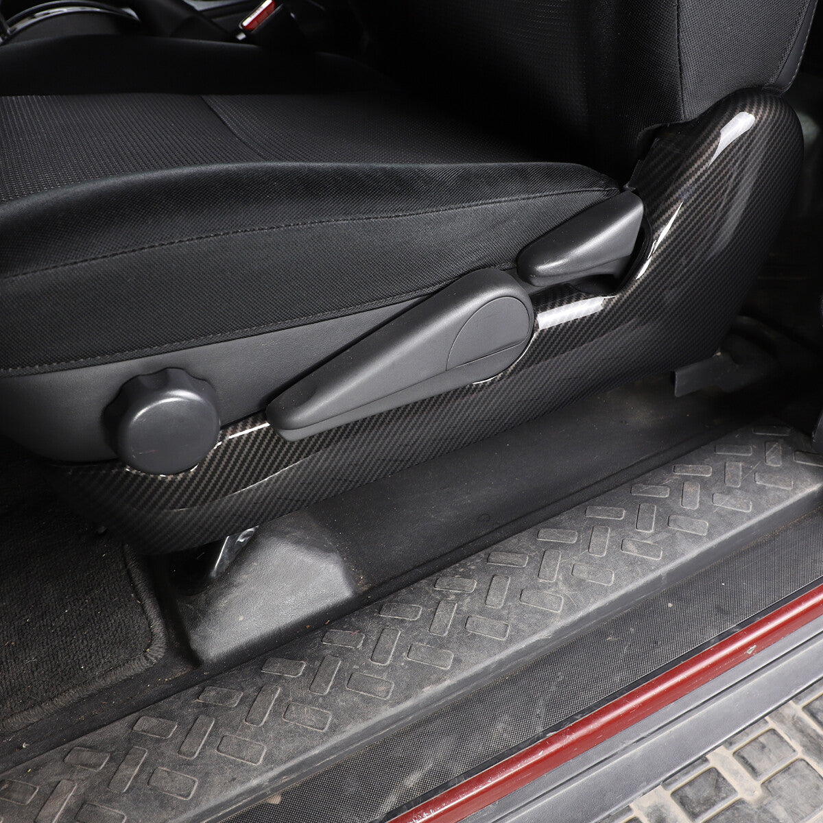 Carbon fiber exterior interior rearview mirror base cover decoration suitable for Corvette C7 2014-19- v
