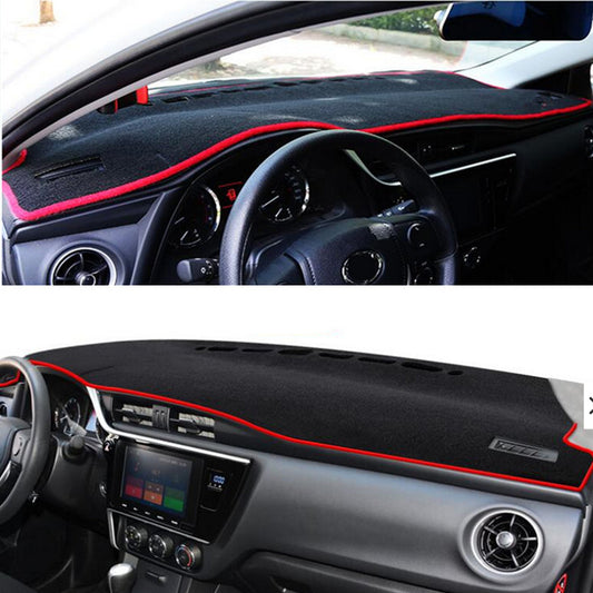 Suitable for Toyota for Corolla 2014-2018 cars, DashMat dashboard protector pad, red, 1 piece.