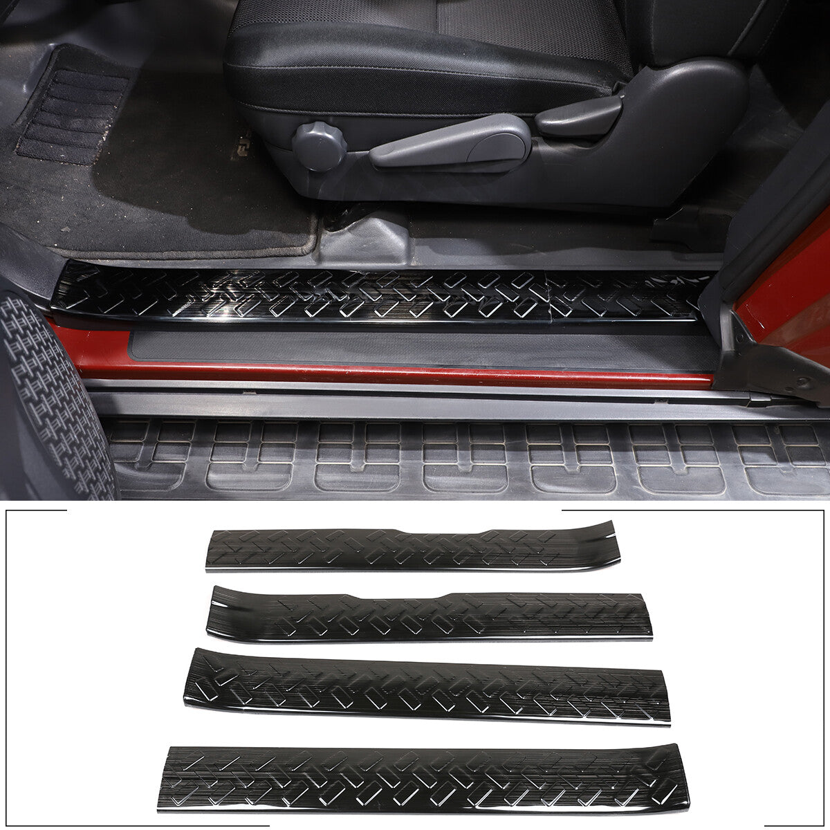 Chromium ABS rear D-Column Trim Ca protective cover suitable for Hummer H3 2005-09 SUV- v