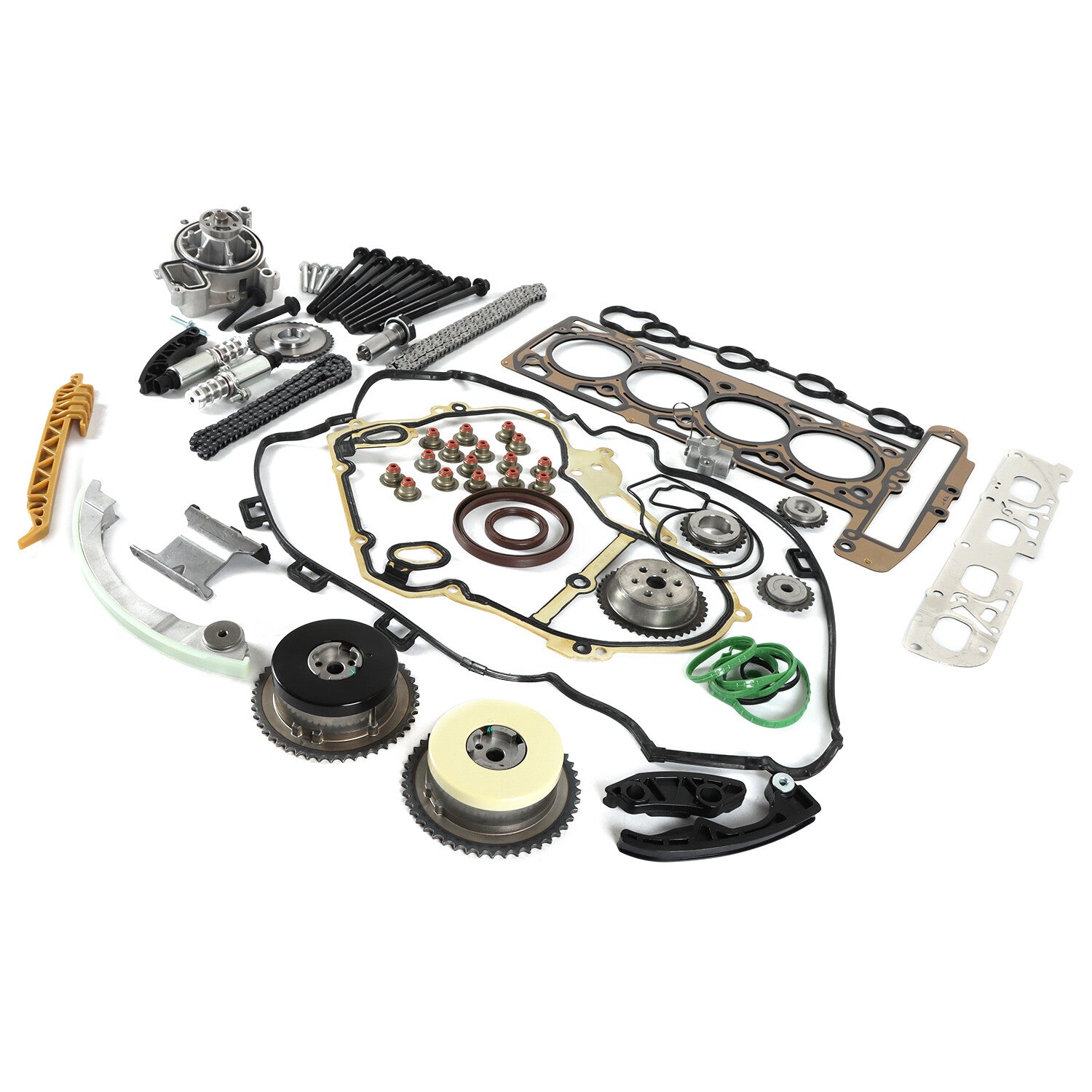 1 Set TiTiming Chain Kit Head Gasket Bolts Set For 2009-2016 GM Ecotec 2.0L 2.4L