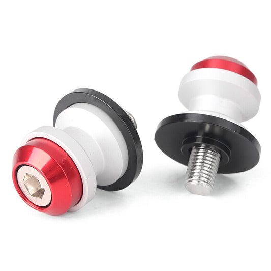 Red 10mm CNC Motorcycle Swingarm Sliders Spools for kawasaki Z750 Z750 Z1000ly