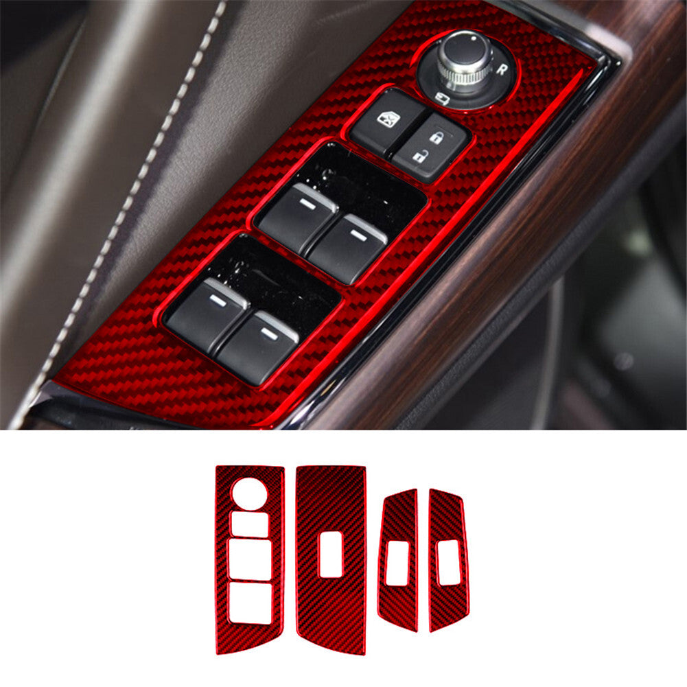 Carbon Fiber Interior Passenger Side Dashboard Cover Trim for Acura TSX 2009-14 v