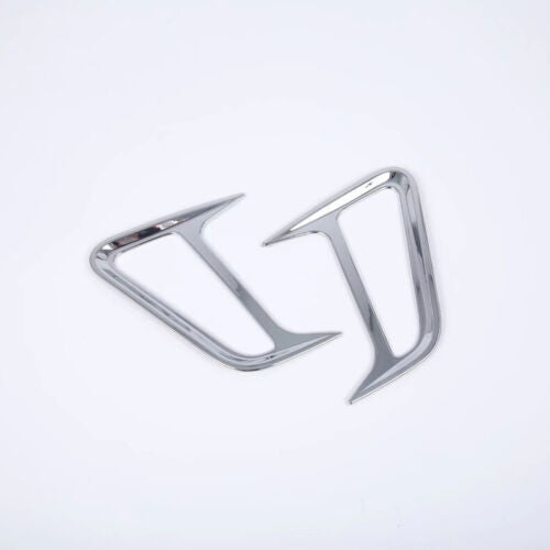 for Hyundai Kona 2018-2021 Chrome Side Light Turn Signals Lamp Decor Cover Trims