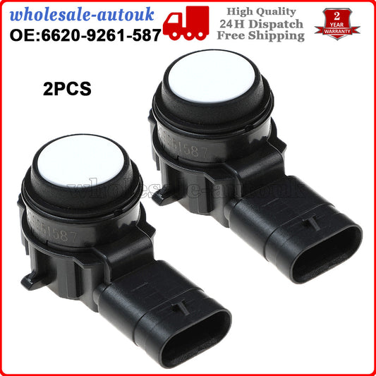 2PCS for BMW F22 F20 F21 F87 F31 F30 F34 F32 F33 F36 PDC PARKING SENSOR WHITE M4 Q