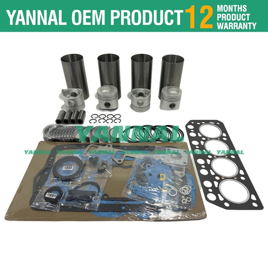 Piston rings, gaskets, washers, and bearings for K4D overhaul and rebuild kits.