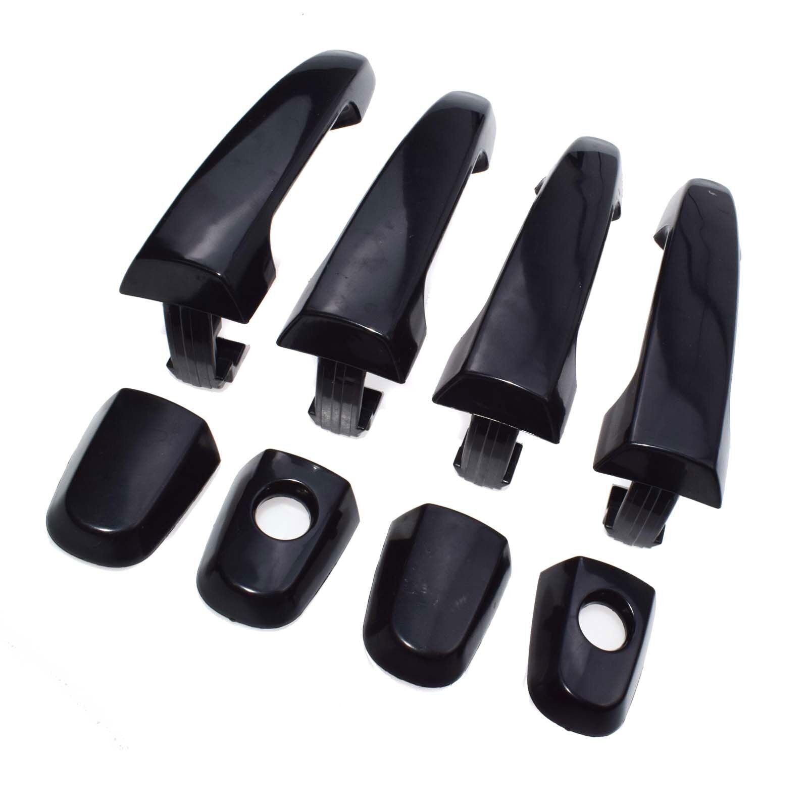 for TOYOTA for Camry Outside Door Handle Front Rear Left Right Smooth Black New 4pcs