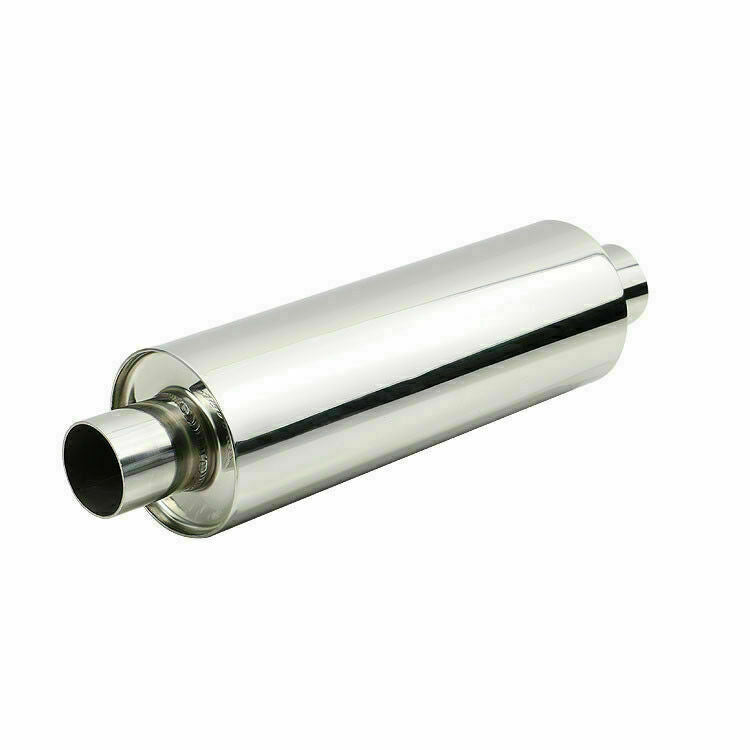 3in 3 Resonnator 4.5inch Body Exhaust Deep Voice Tip Universal Muffler 400mm