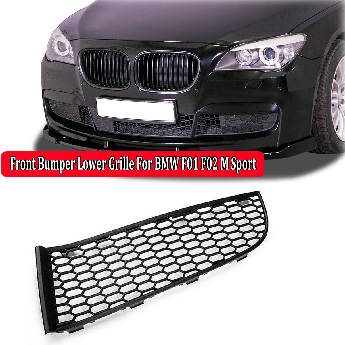 Left Front Bumper Lower M Sport Grille for BMW F01 F02 2009-2015 51117903673