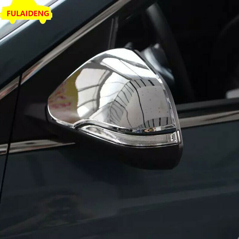 2P for Hyundai Sonata 2015-2019 ABS Chrome Rearview Side Door Mirror Cover trim