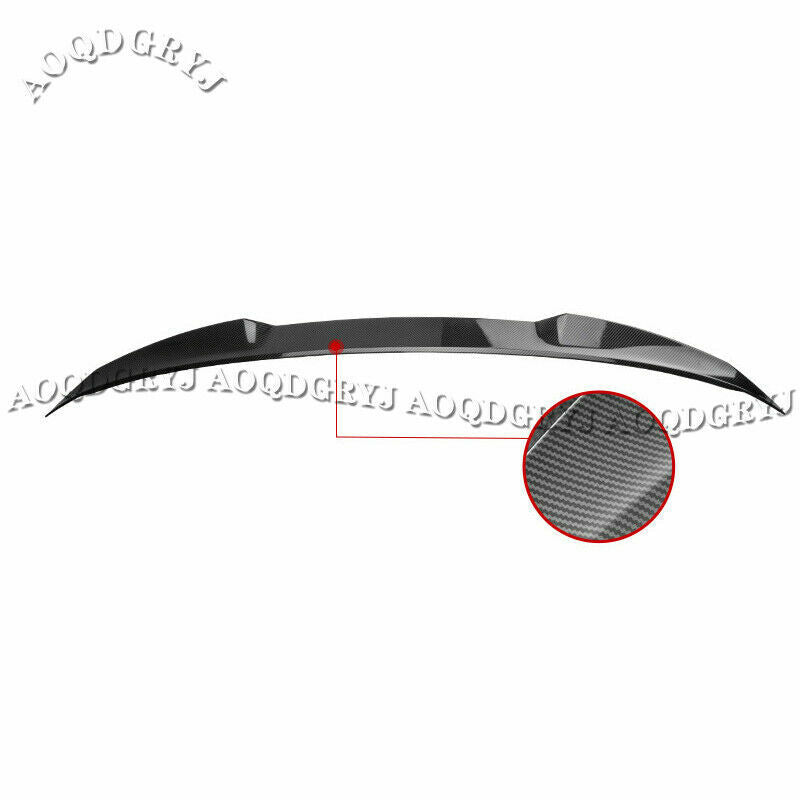 1P Carbon Fiber Look Rear Trunk Wing Lip Spoiler for Honda Accord 10th 2018-2021