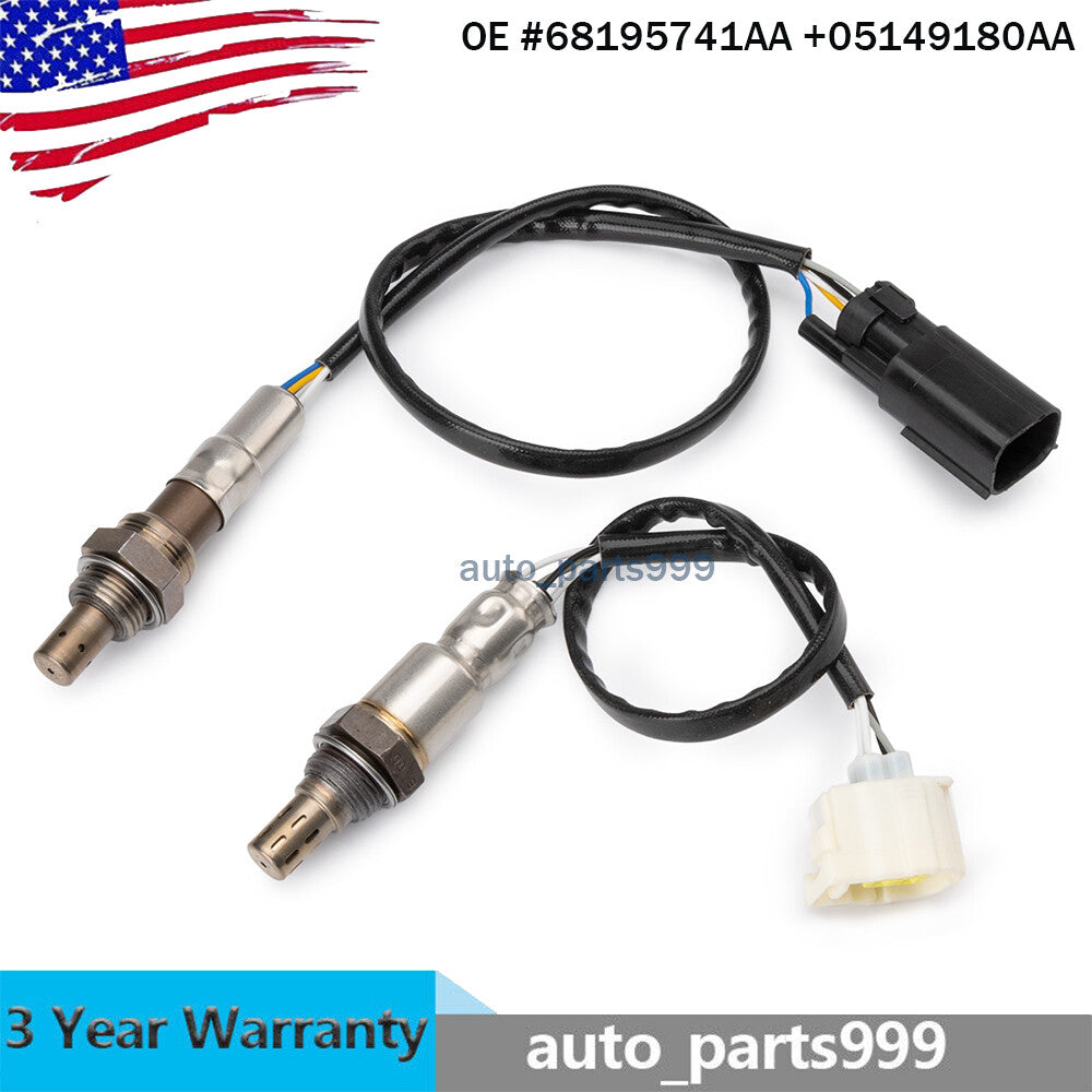 Two new upstream and downstream O2 oxygen sensors for Jeep Renegade for Chrysler 2.4L- n
