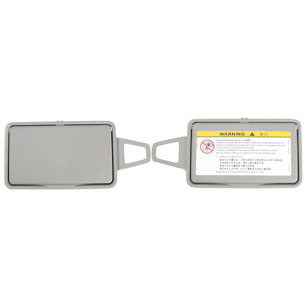 2x Front LHRH Sun Visor Mirror Frame Fits for Mercedes-Benz E320 E550 E500 Gray Q