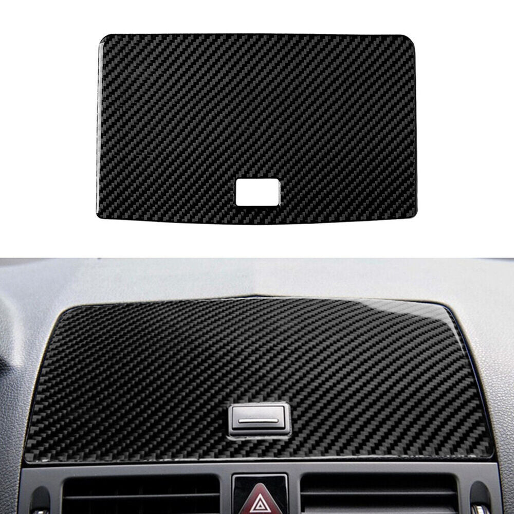 Carbon fiber navigation control panel cover trim for C-Class W204 - n