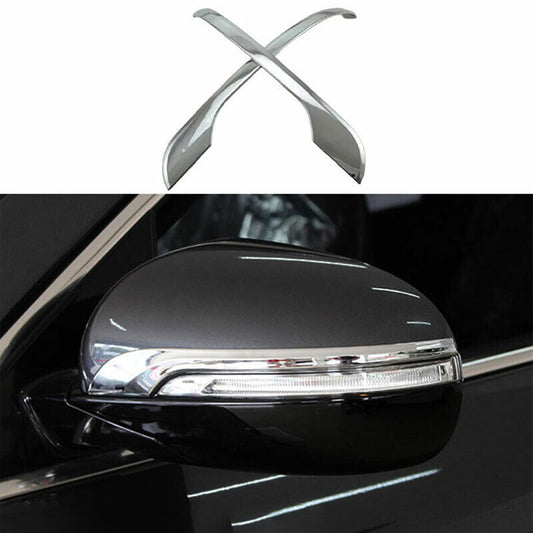 for Kia Sorento 2016-2020 Chrome Car Rear View Side Door Mirror Strip cover Trim