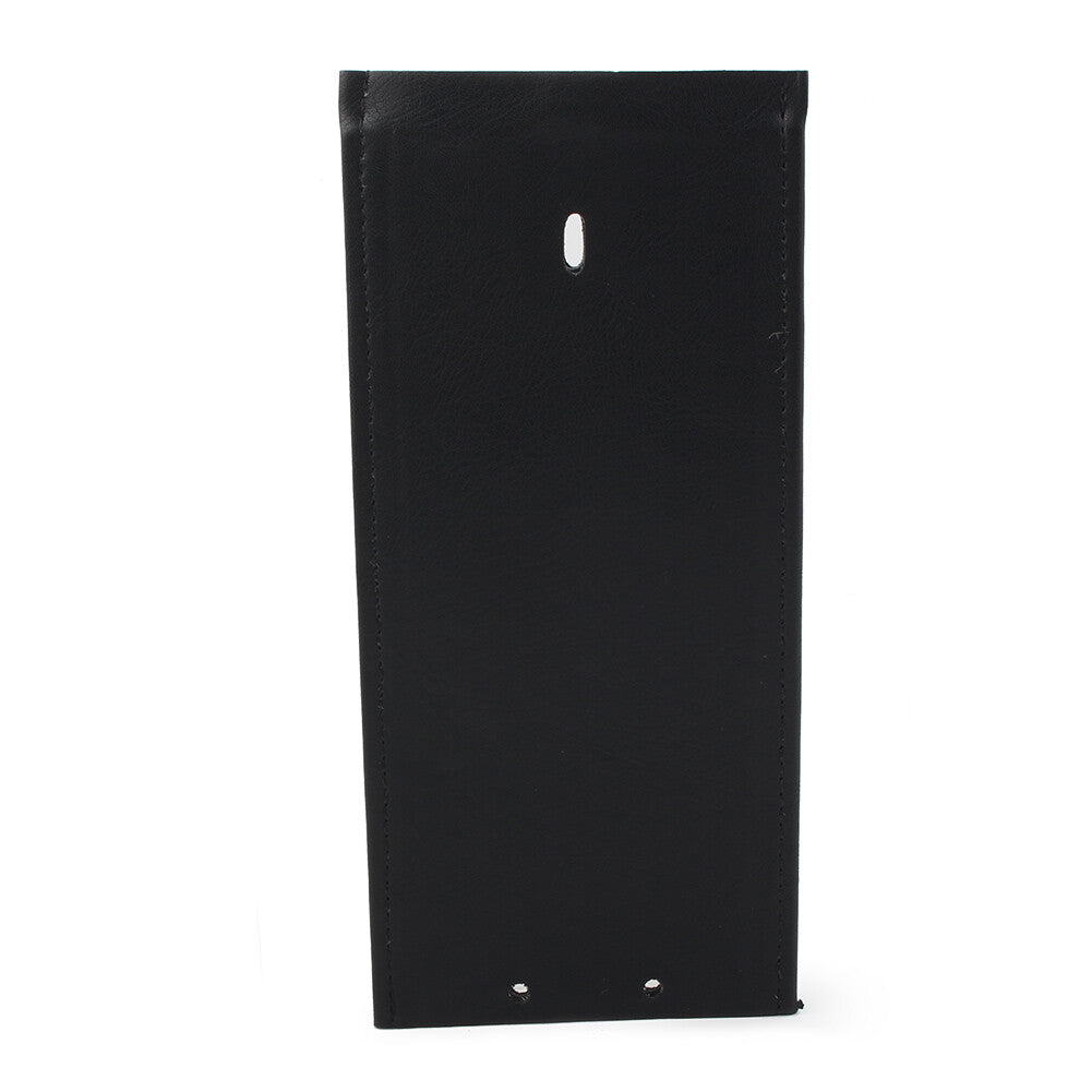Gas Tank Panel Bib Trim Smooth PU Leather for Harley Davidson Black Motorcycle Q