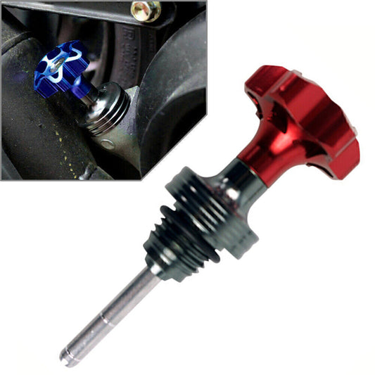 Motorcycle Aluminum Engine Oil Dipstick For 125CC Chinese ATV Pit Dirt Bike Red Q