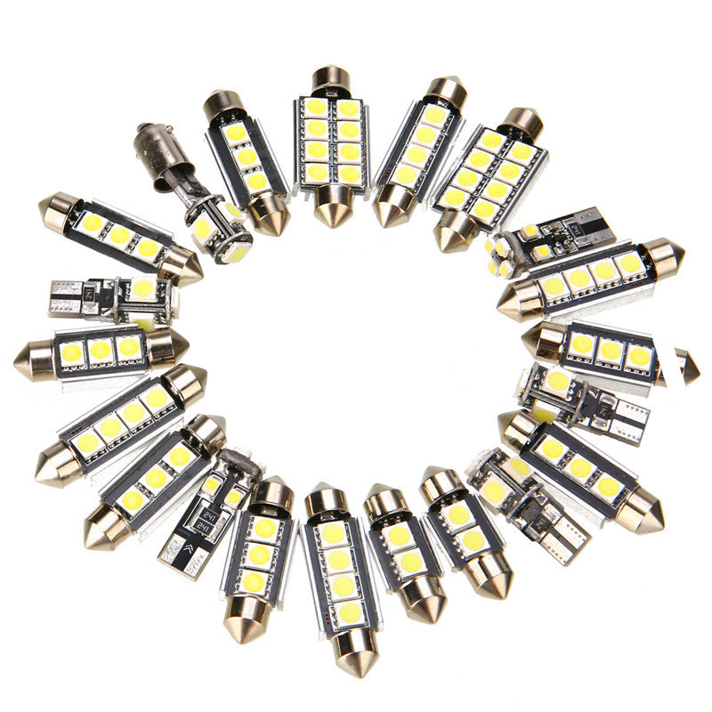 12V Car Interior Dome Map Mirror Trunk License Plate Light Auto LED White Bulbs