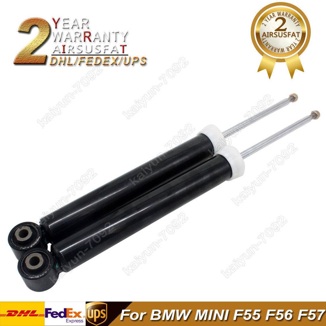 Pair Rear Shock Absorber Struts for BMW for MINI F55 F56 F57 33526852427 33526852426