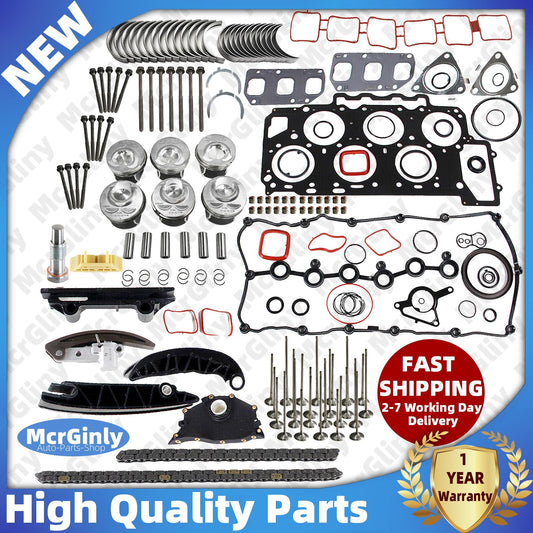 3.6L Engine Overhaul and Rebuild Kit BHK #03H107065N for Passat CC Eos and for Audi Q7 n