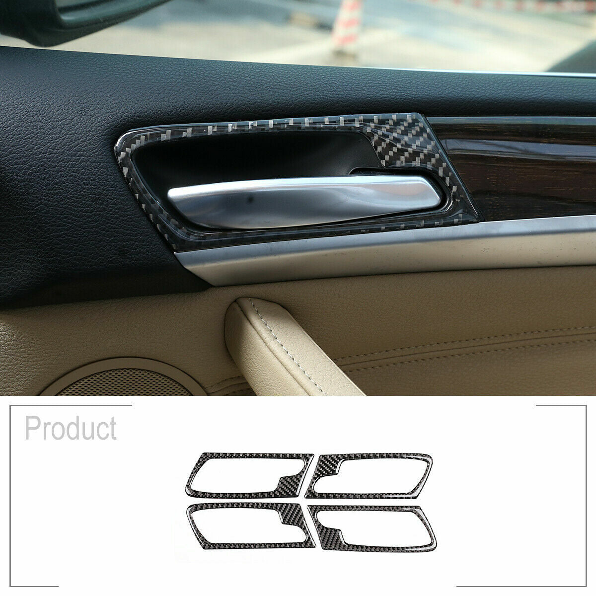 2-piece Carbon Fiber ABS Mirror Trim Protection Cover for Maverick 2022-2023- v