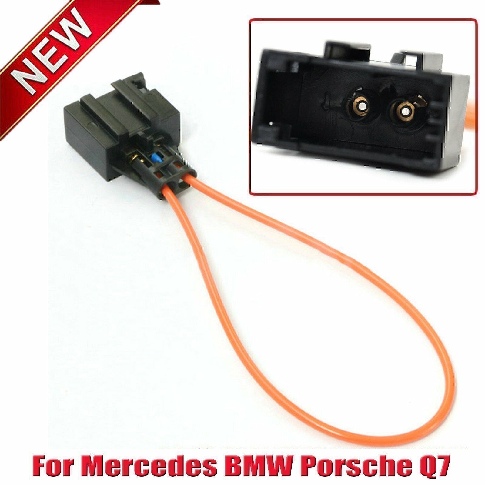 MOST Fiber Optic optical Loop Bypass Female Adapter for Mercedes for BMW for Porsche Q7