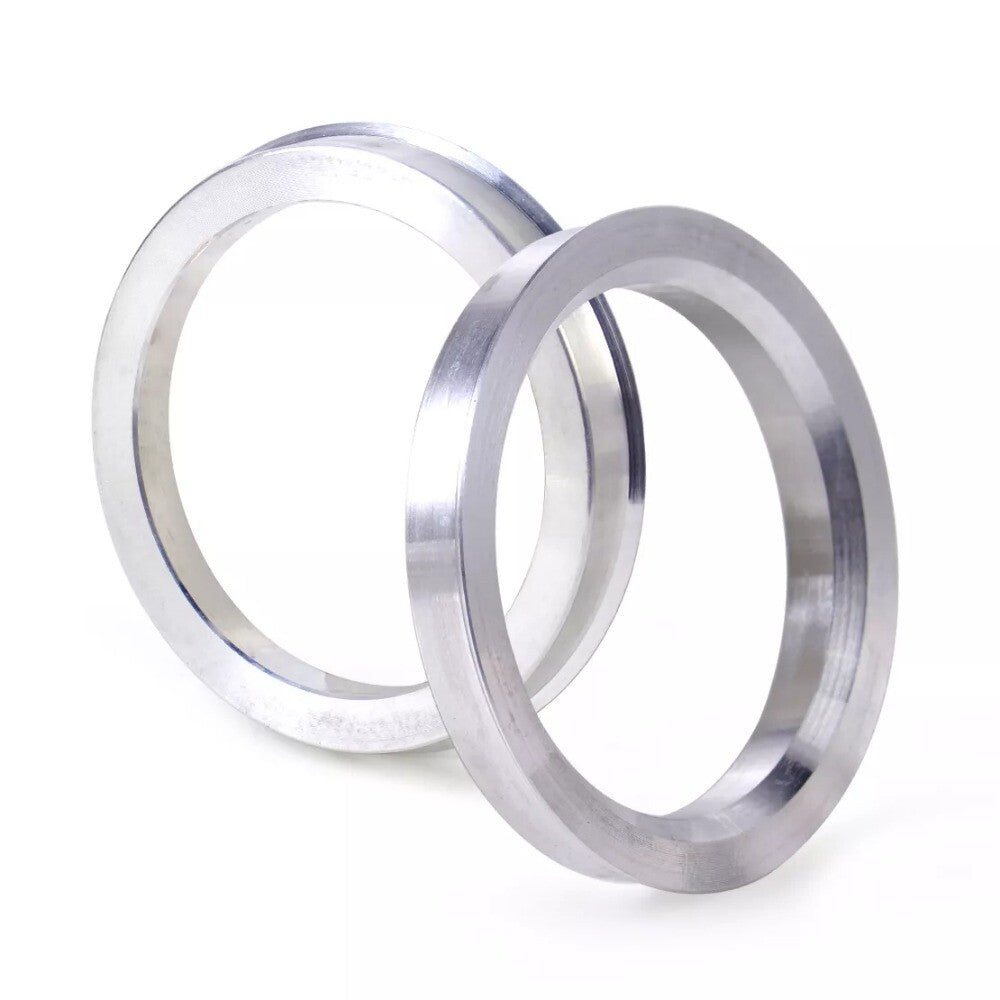 4pcs/set Silver Aluminum Centric Rings 73.1mm to 59.1mm Wheel Bore Centering New n
