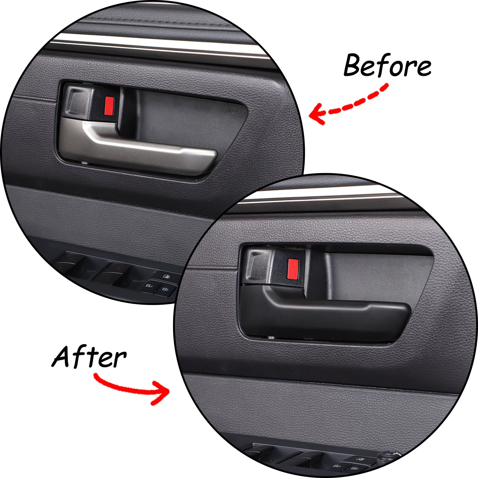 Oak Grain Center Ventilation Frame Cover Trim for Toyota Tundra Sequoia 2022-23 USA