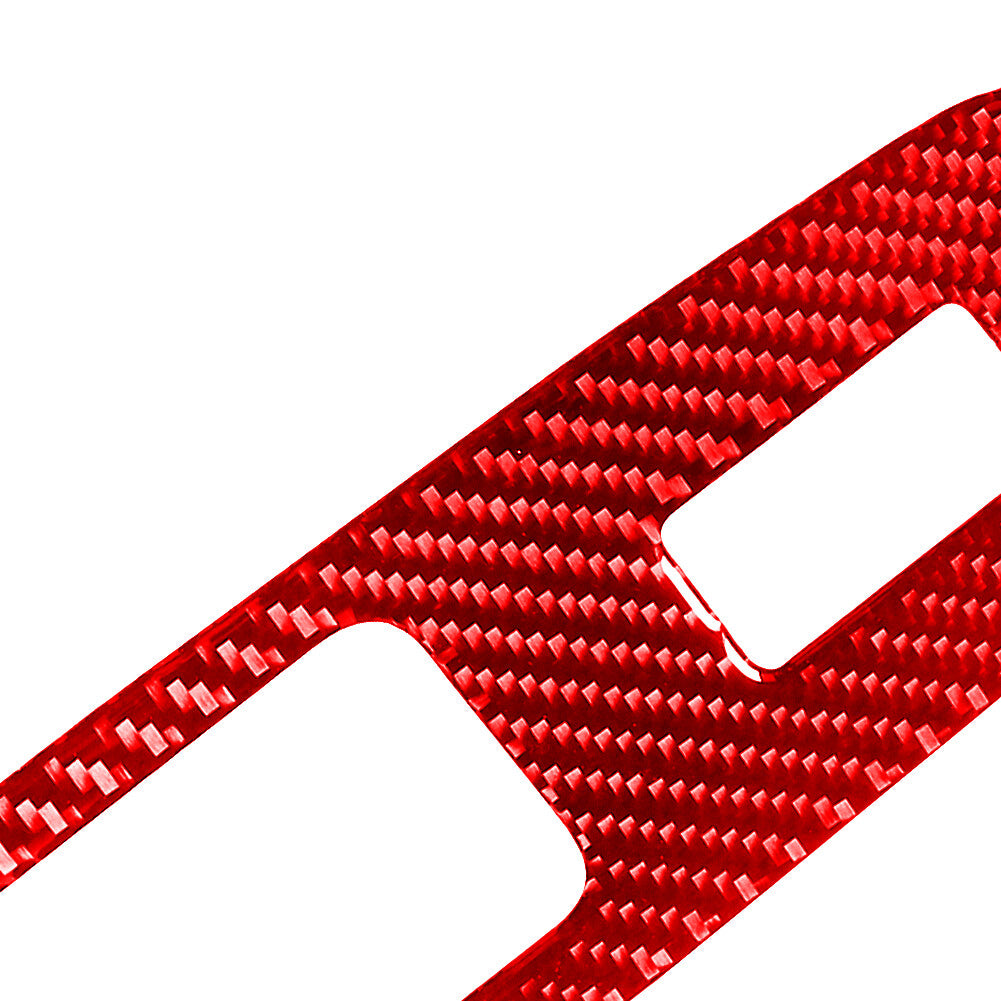 Red Carbon Fiber Ceiling Light Frame Trim Cover For Quest 2004-2006 TypeB v