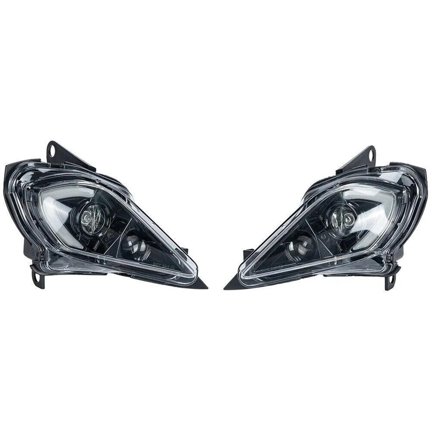 1Pair LED Headlights Replacement for YAMAHA 700 YFZ Wolverine 2006-2024
