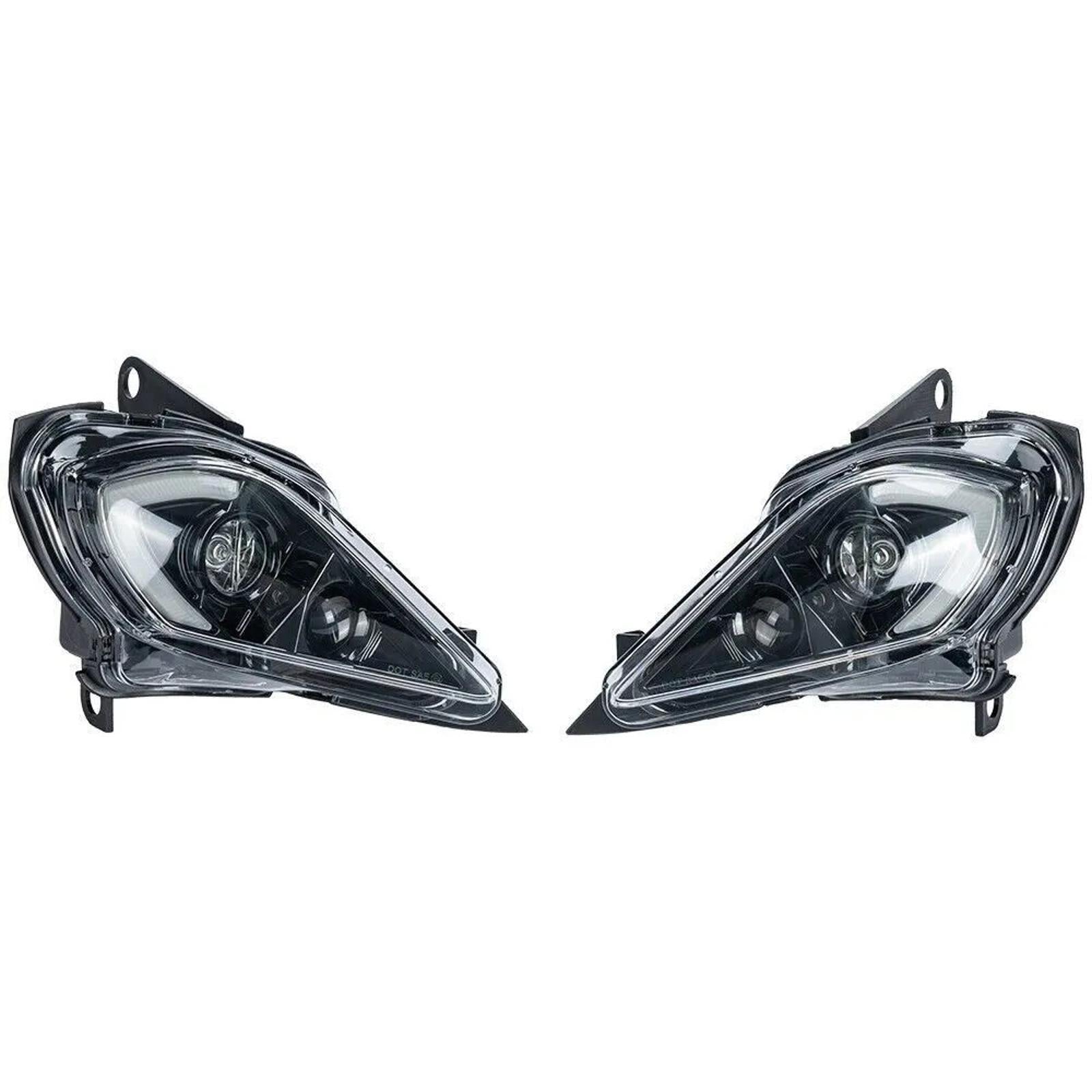 1Pair LED Headlights Replacement for YAMAHA 700 YFZ Wolverine 2006-2024