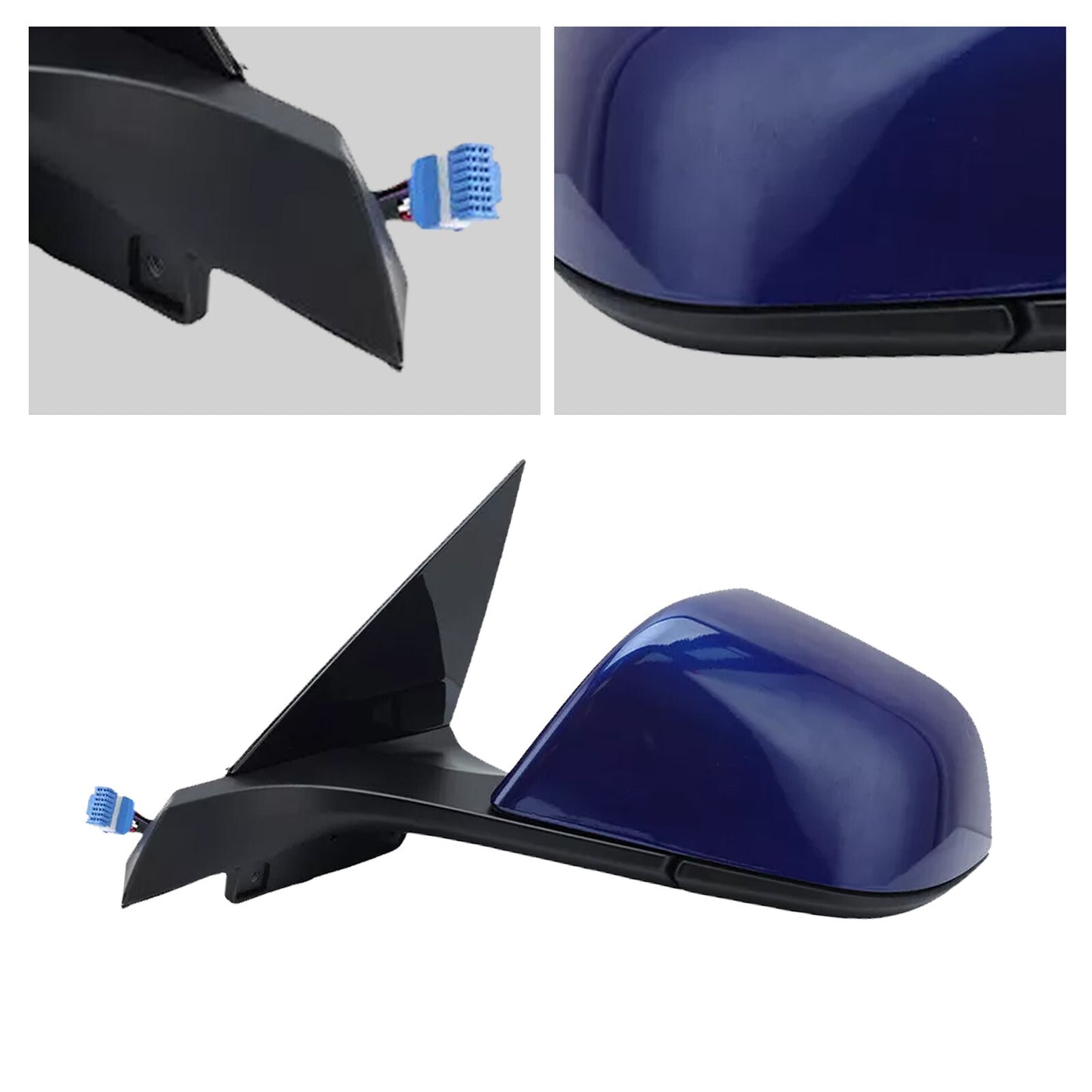 Left Driver Side Mirror W/Memory Heated 13Pin for Tesla Model 3 M3 2021-23 Blujw