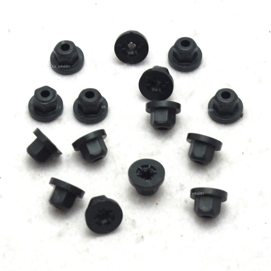 Set of 20 Plastic Body Nut Flange Clips for BMW E30 E32 for Benz 16131176747