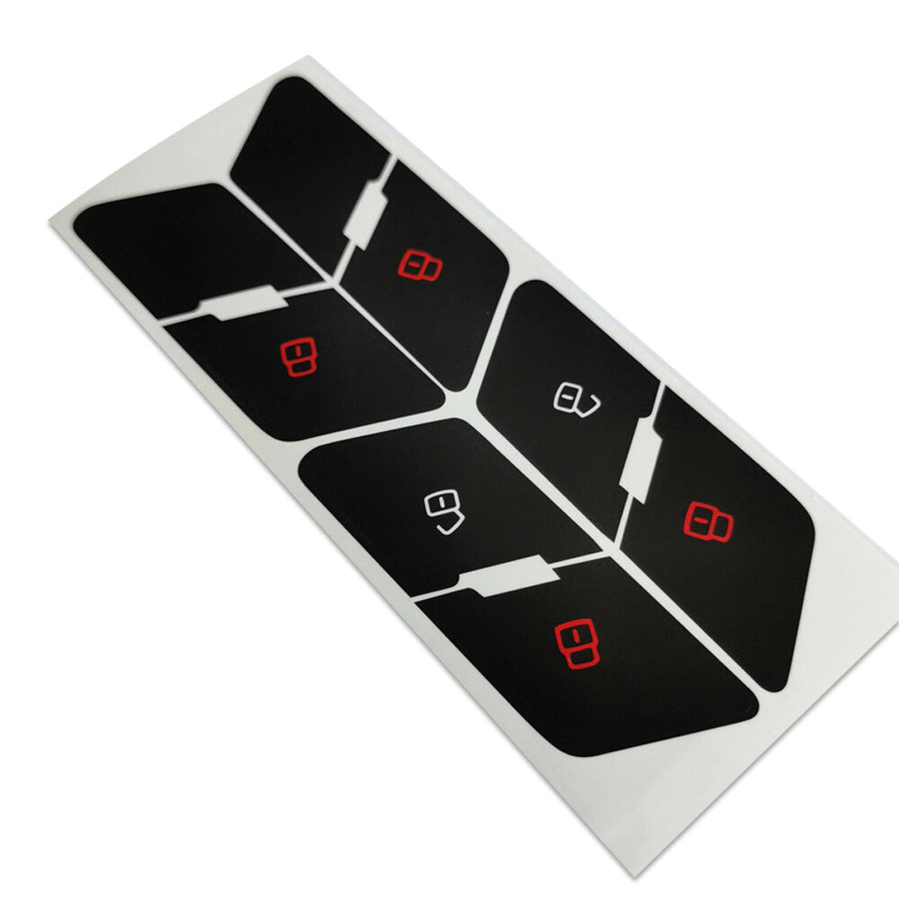 Center door lock switch button sticker repair for worn buttons, suitable for 09-11 for Audi A6 A6L n
