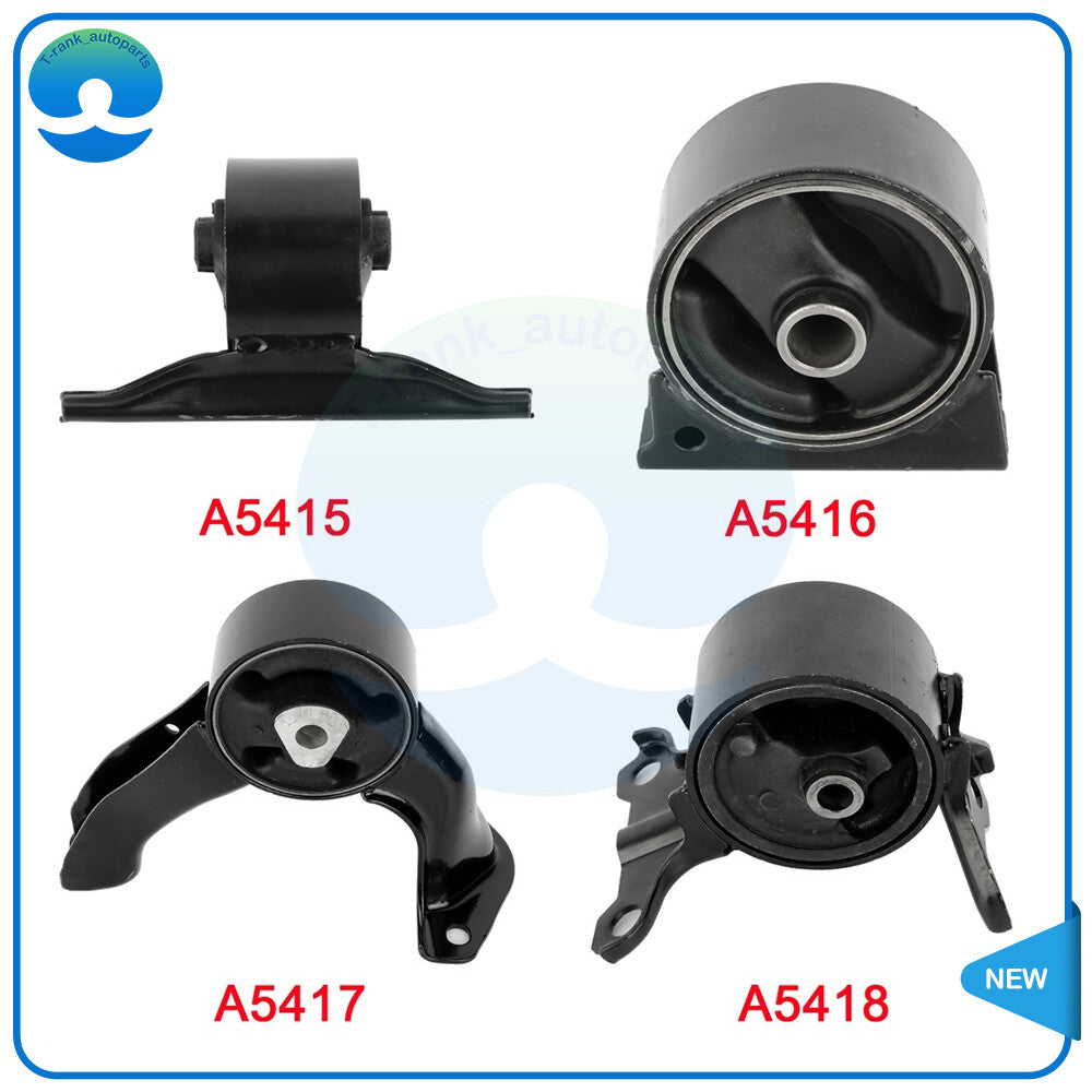 4PC Engine Motor Mounts  Transmission Mount Set for 2014-2016 for Jeep Compass 2.4L