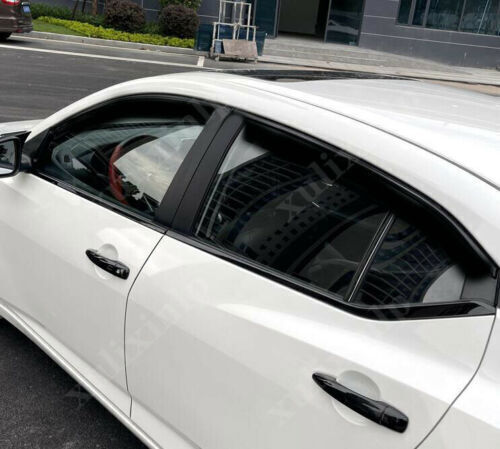 2020-2021 for Nissan Sentra Black Stainless Window Bottom Strip Cover Trim 4pcs