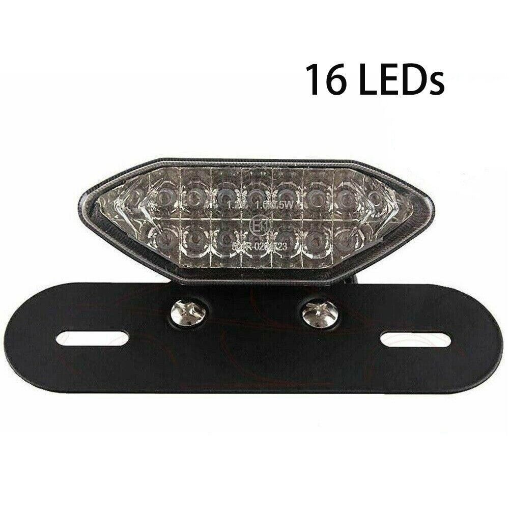 Motorcycle LED Turn Signals Brake Light License Plate Integrated Tail Light