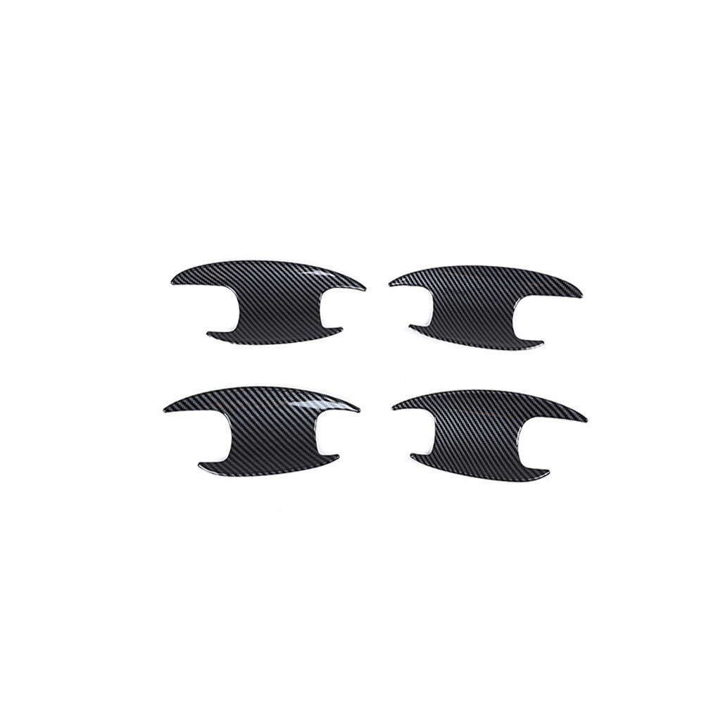 Carbon Fiber ABS Outer Side Door Handle Bowl Cover for Benz C Class W206 2022-23