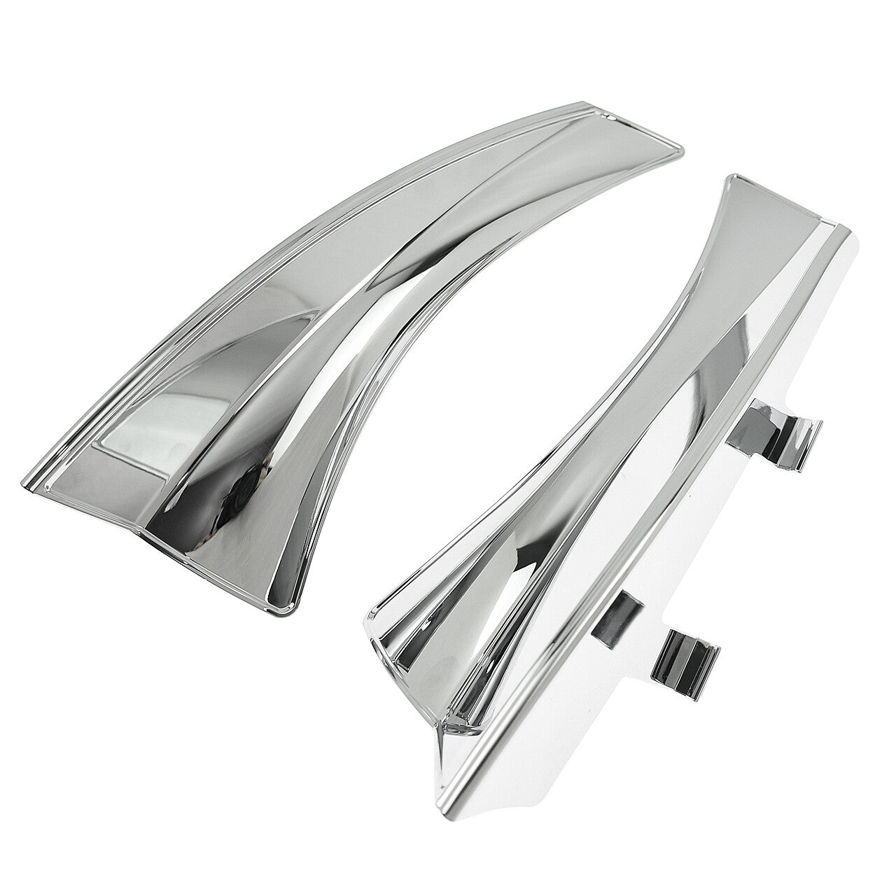 Chrome Saddle Heat Shield Air Deflectors For Victory Cross Country Magnum 10-16