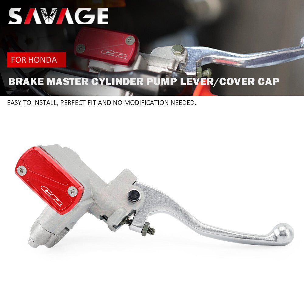 for HONDA CR250R CB500R CR85R/RB 80R Brake Master Cylinder Pump Lever/Cover Cap Q
