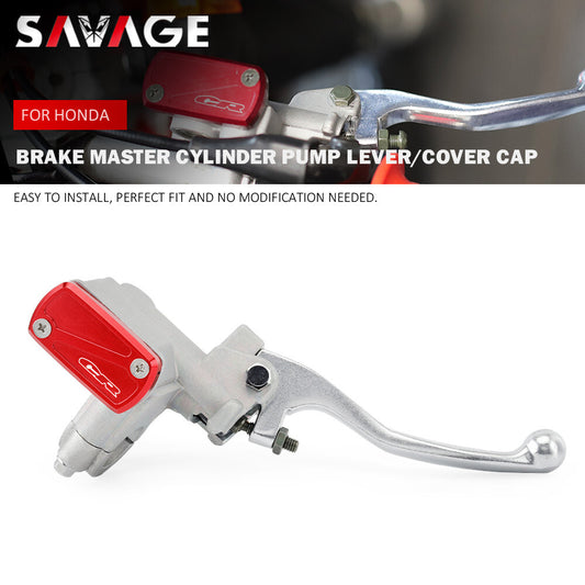 for HONDA CR250R CB500R CR85R/RB 80R Brake Master Cylinder Pump Lever/Cover Cap Q