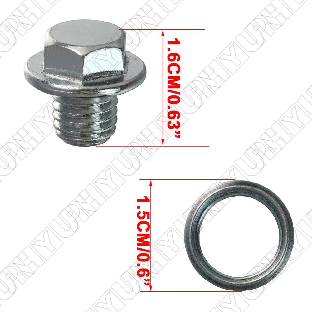 Transmission Drain Plug (90341-10011)  Gasket (35178-30010) for Toyota for Lexus Q