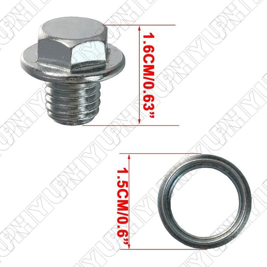 Transmission Drain Plug (90341-10011)  Gasket (35178-30010) for Toyota for Lexus Q