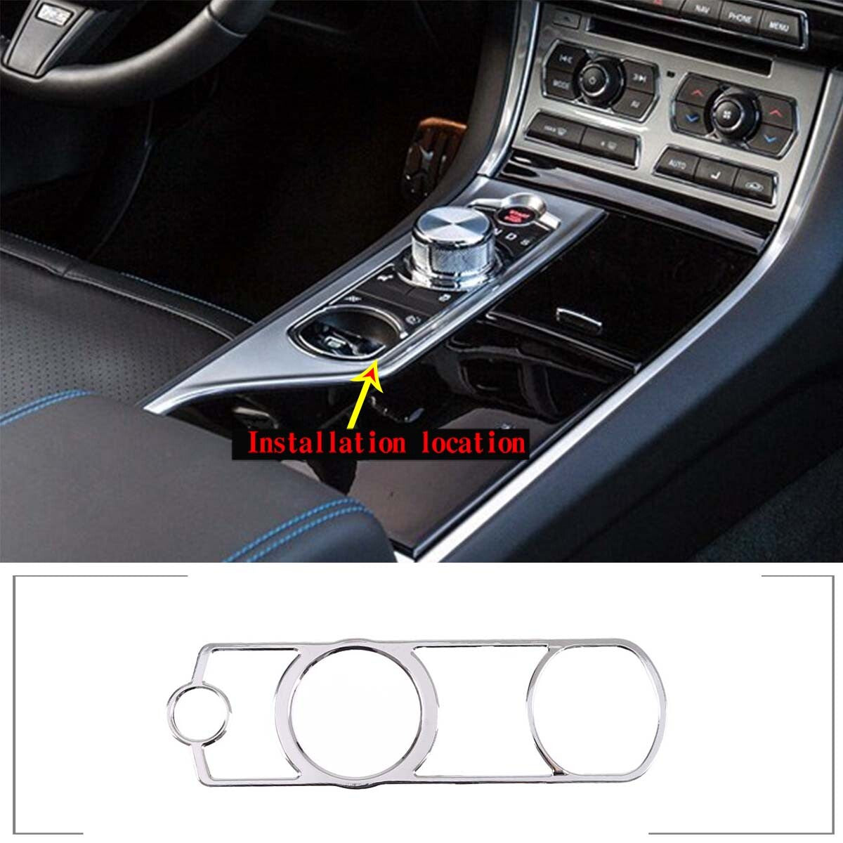 2-Piece Matte Black Inner Door Grab Handle Cover Trim for FJ Cruiser 2007-2021- v