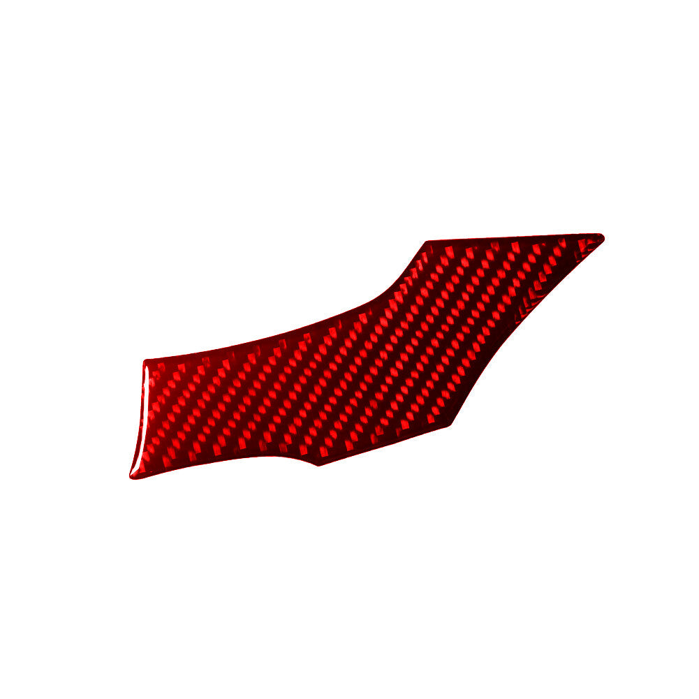 Red Carbon Fiber Passenger Side Console Trim Cover For Sonic 2012-2016 v